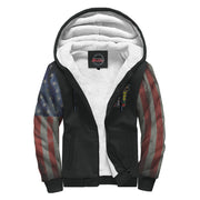 Eat, Sleep, Drag Racing USA Sherpa Jacket