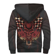 Racing Thunder Skull Sherpa Jacket