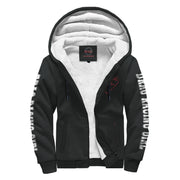Drag Racing Girl Heart Sherpa Jacket