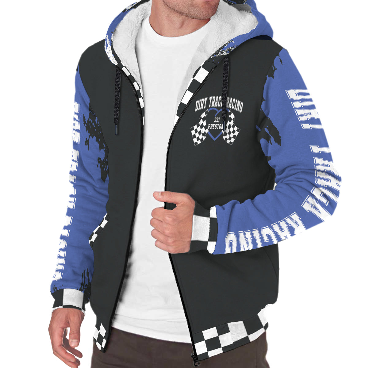 Dirt Track Racing Sherpa Jacket