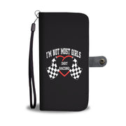I'm Not Most Girls Dirt Racing Wallet Case