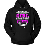 go kart racing girl t-shirts