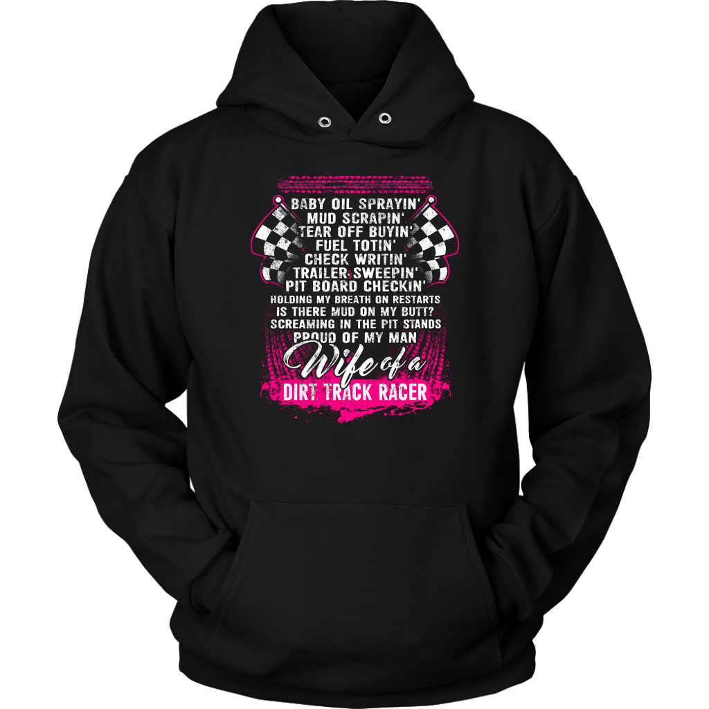 dirt track racing wife t-shirts