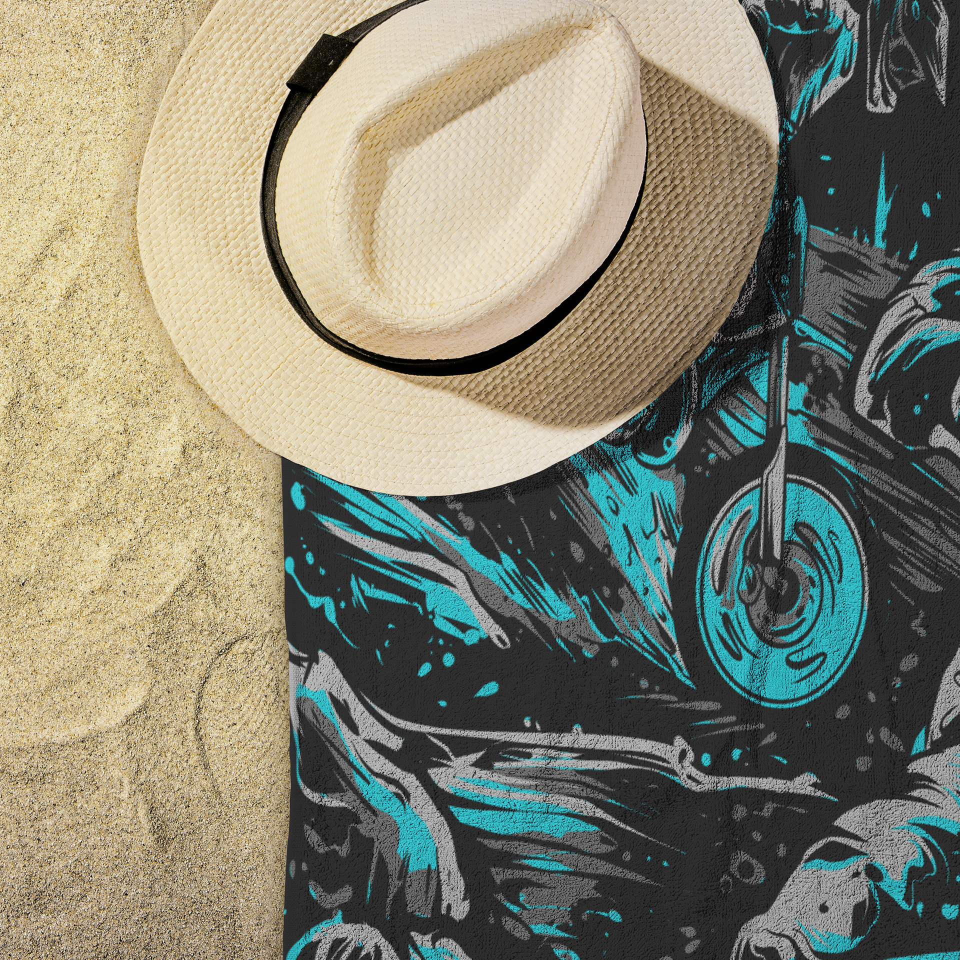 Motocross Beach Towel