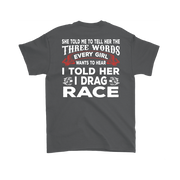drag racing men's t-shirts