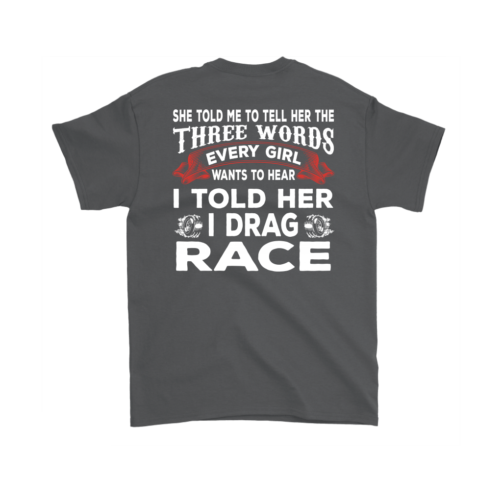 drag racing men's t-shirts