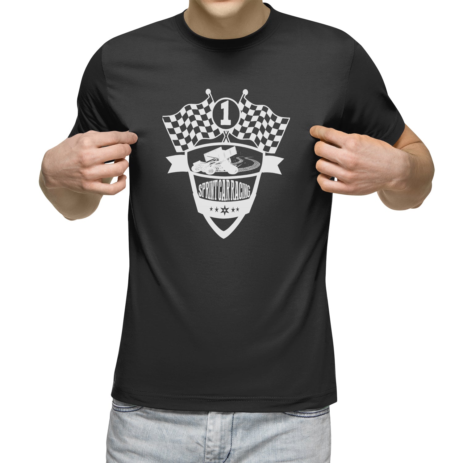 Custom Sprint Car Racing T-Shirt