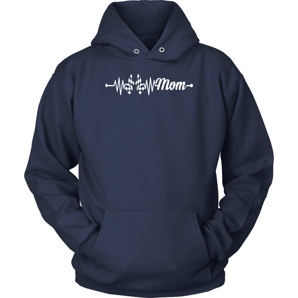 Racing Mom Heartbeat T-Shirts