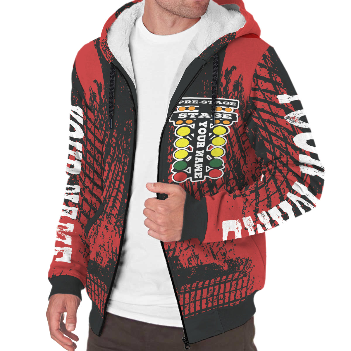 Drag Racing Sherpa Jacket
