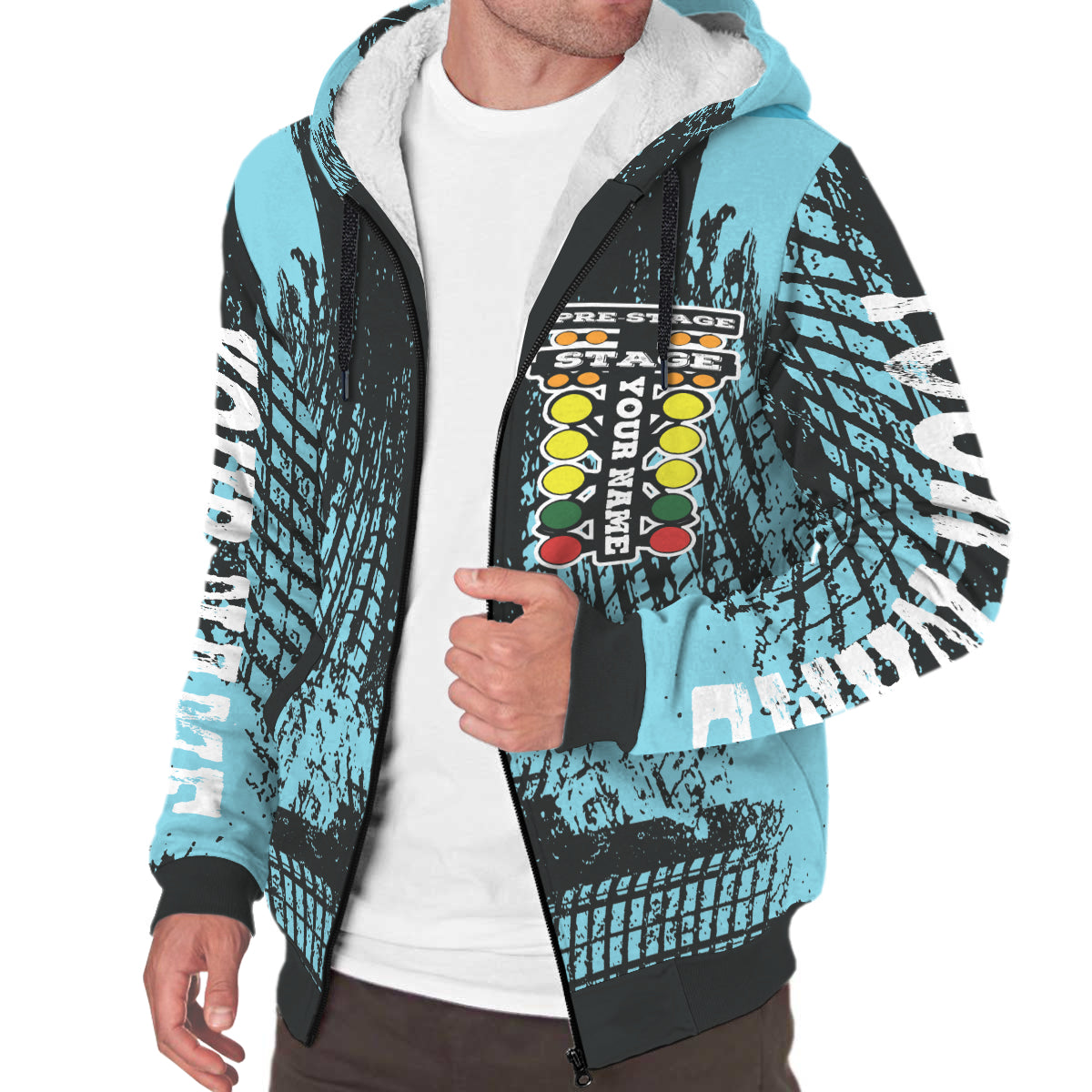 Drag Racing Sherpa Jacket