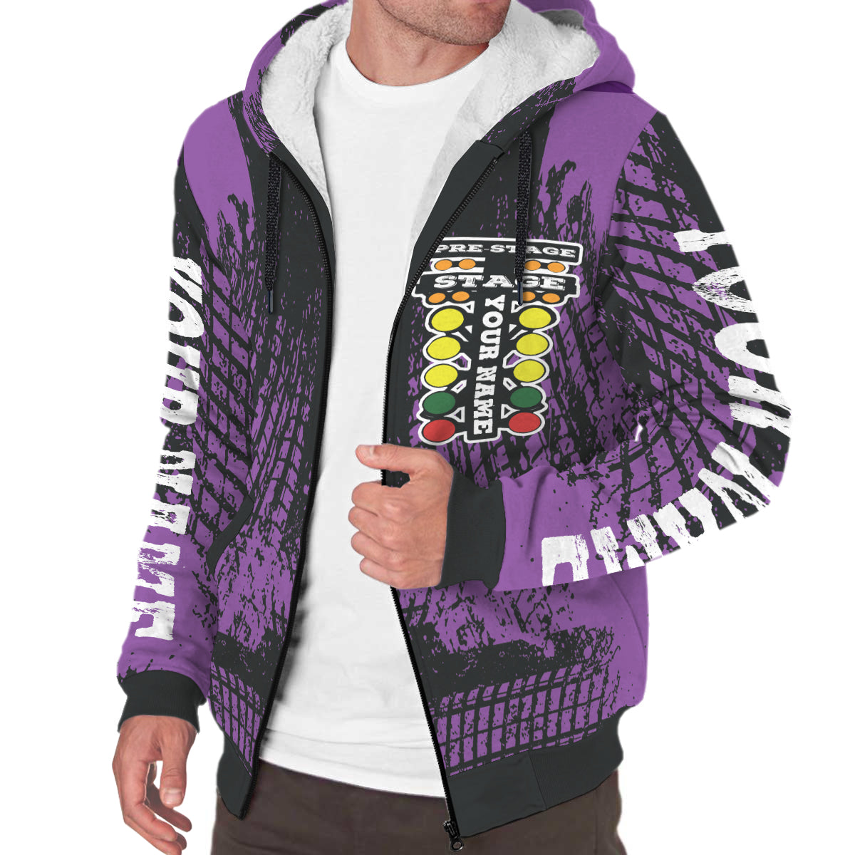 Drag Racing Sherpa Jacket