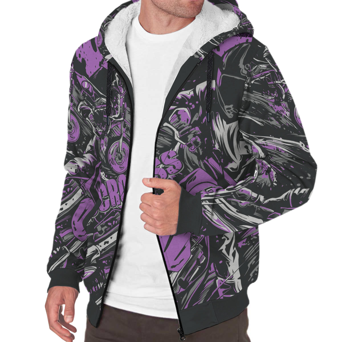 Custom Motocross Sherpa Jacket