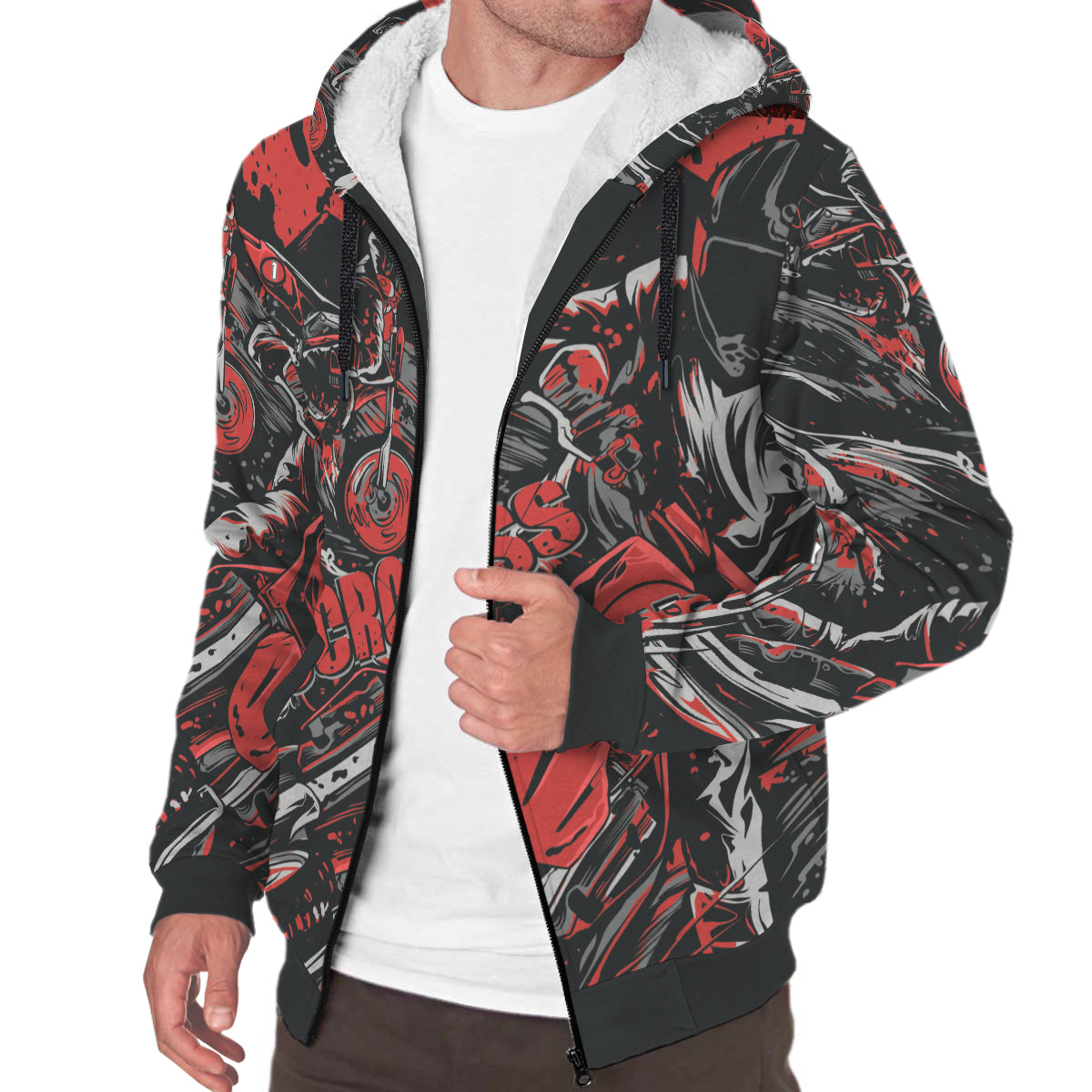 Custom Motocross Sherpa Jacket