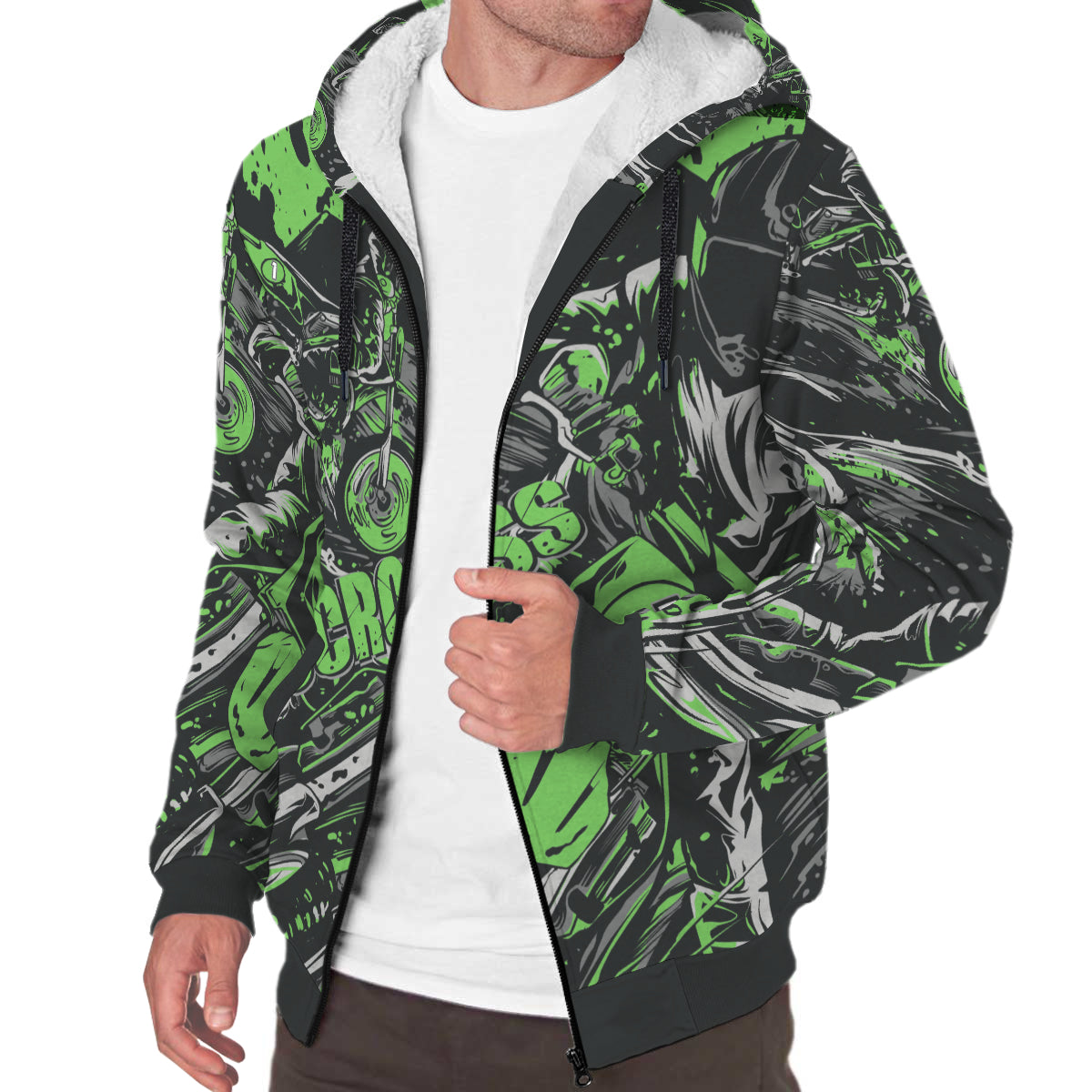 Custom Motocross Sherpa Jacket