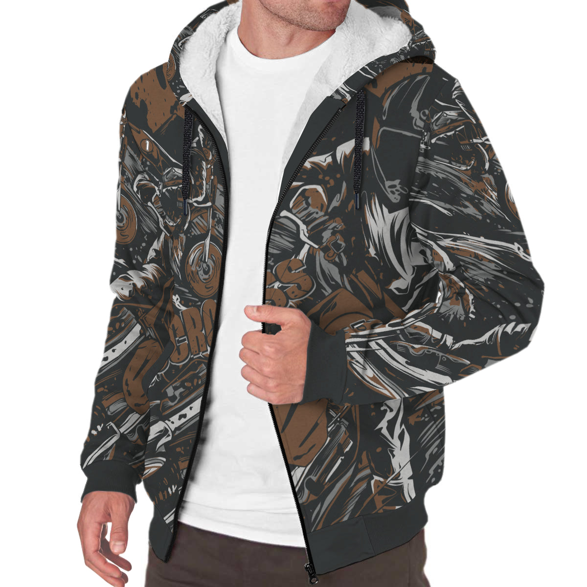 Custom Motocross Sherpa Jacket