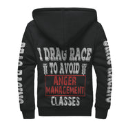 Drag racing sherpa jackets