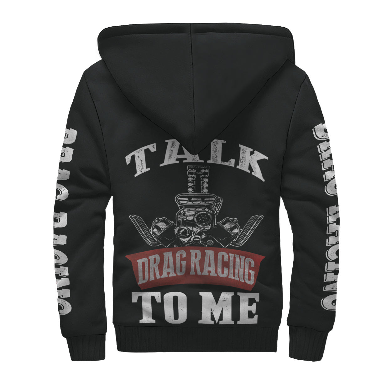 Custom Drag Racing Sherpa Jacket