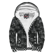 Custom Demolition Derby Sherpa Jacket Grey