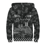 Custom Demolition Derby Sherpa Jacket  1
