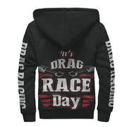 Drag racing sherpa jacket