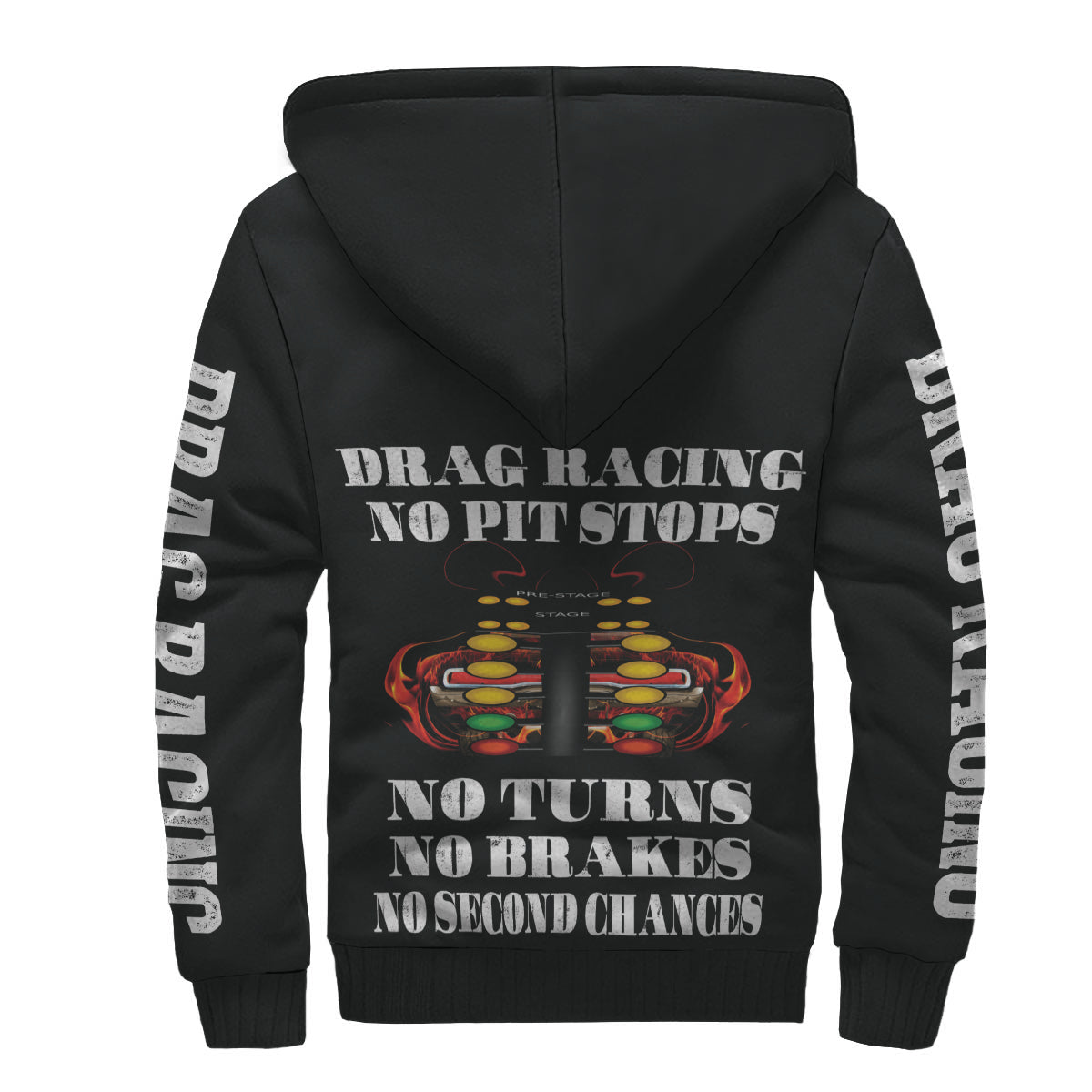 Drag racing sherpa jacket