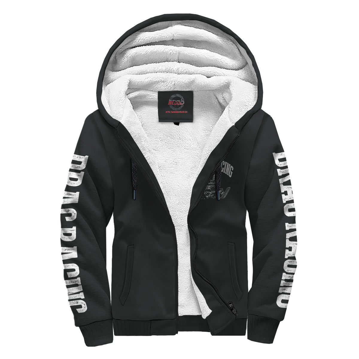 Going Drag Racing Today? Sherpa Jacket