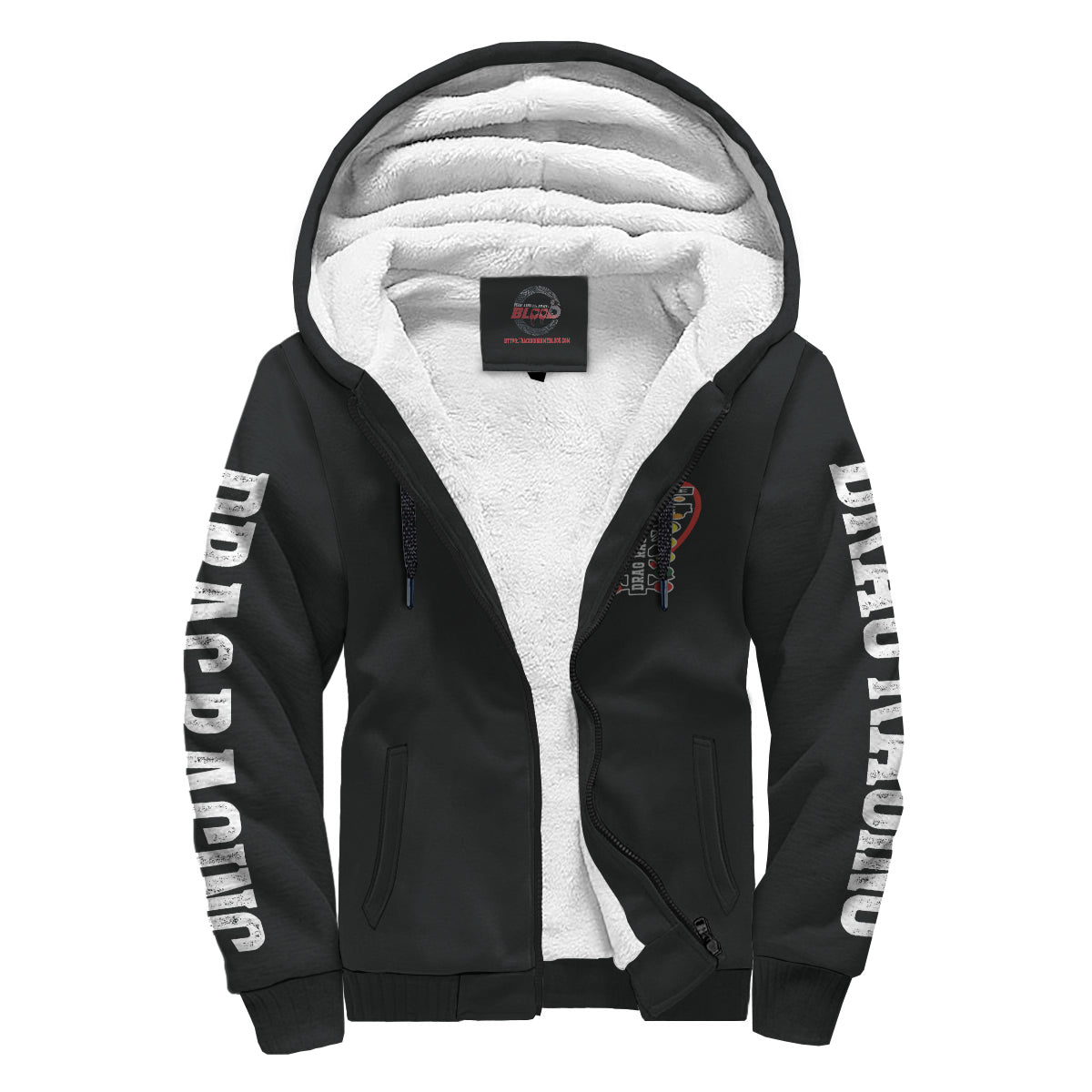 Peace Love Drag Racing Sherpa Jacket