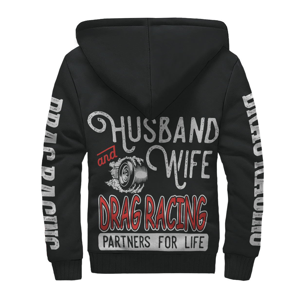 I'm A Good Drag Racing Girl Sherpa Jacket