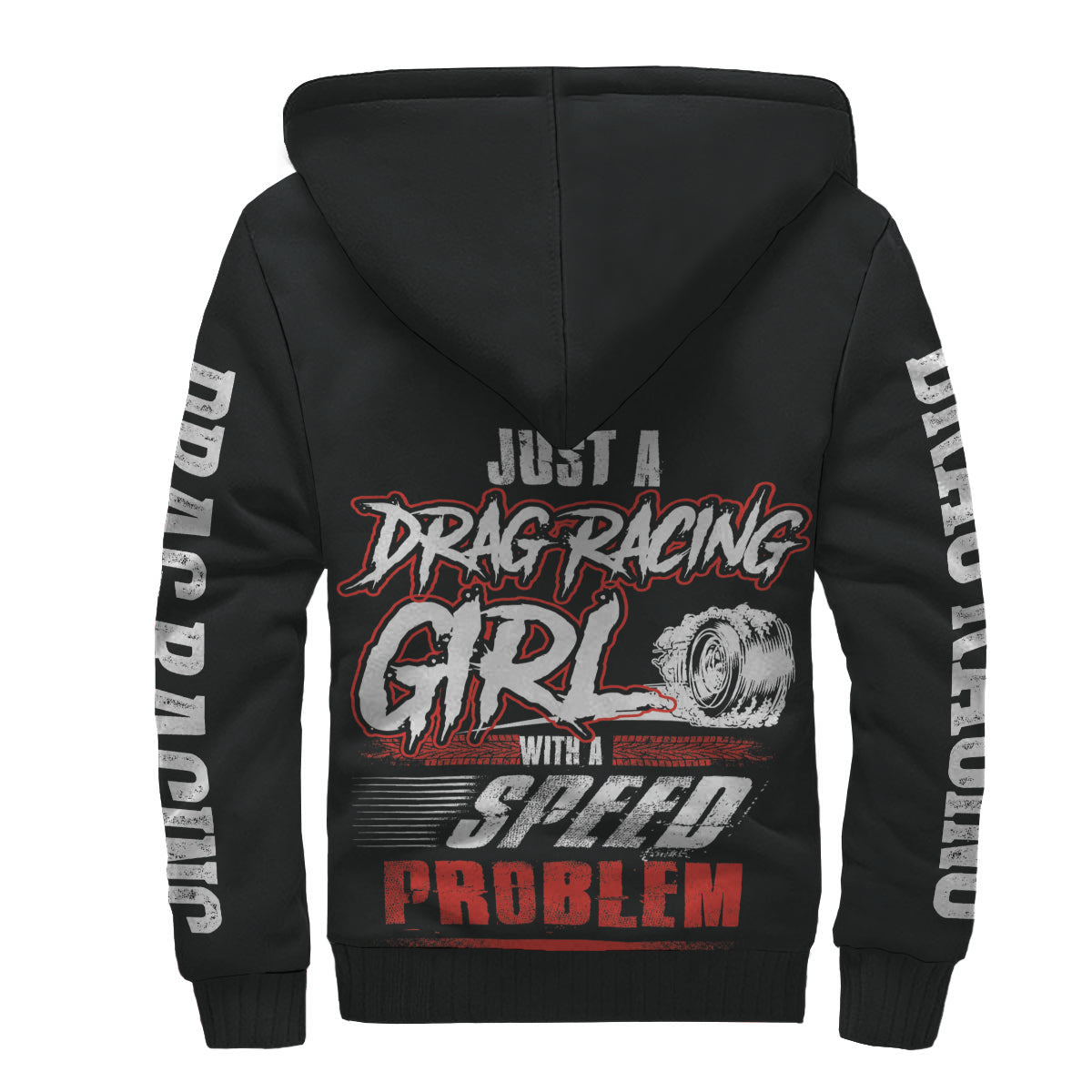 Drag racing sherpa jacket
