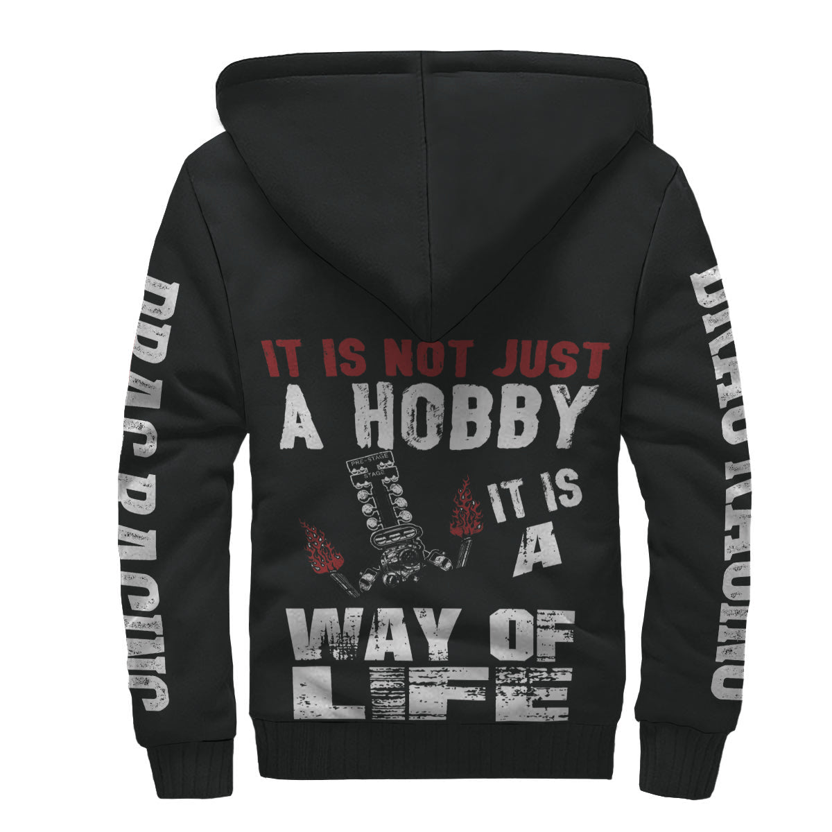 And So Began The Story Of My Life Drag Racing Sherpa Jacket