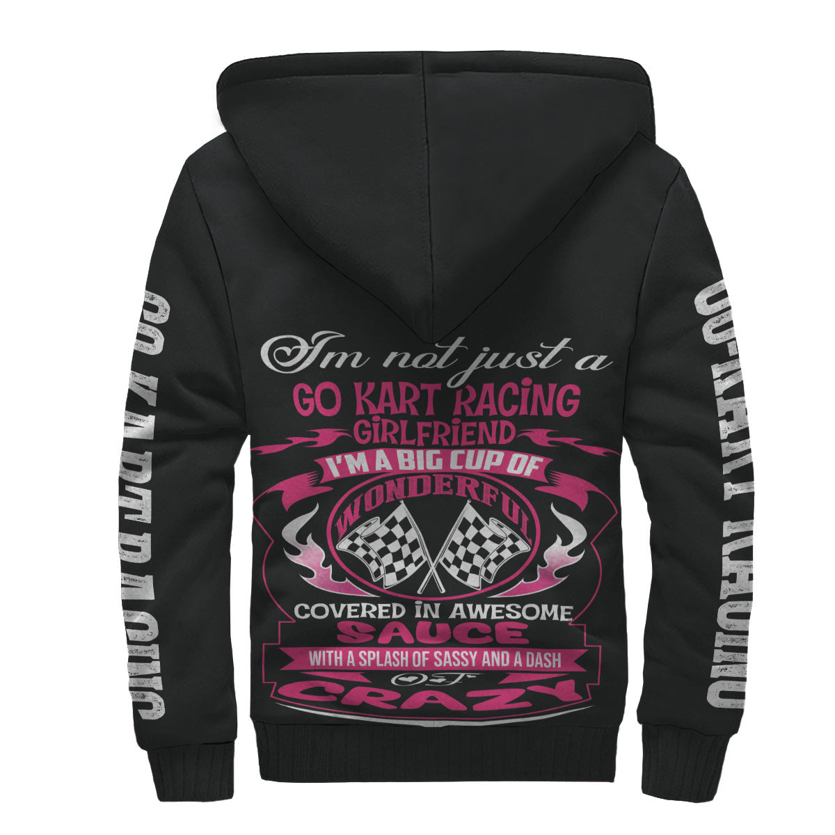 Wouldn't Trade My Life I'm A Drag Racer's Son Sherpa Jacket