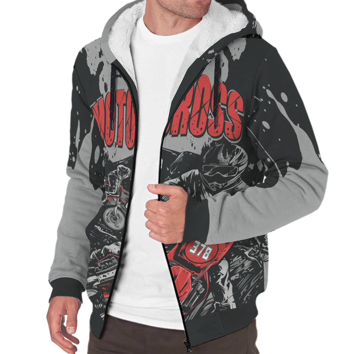 Custom Motocross Sherpa Jacket