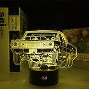 68 dodge dart 3d led lamp