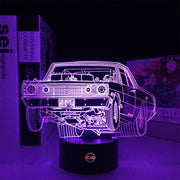 68 dodge dart 3d led lamp
