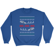 Dirt track racing modified ugly sweater