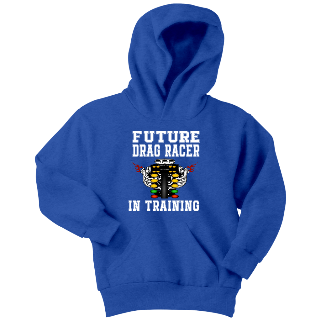 Future Drag Racer In Training Kids Tees
