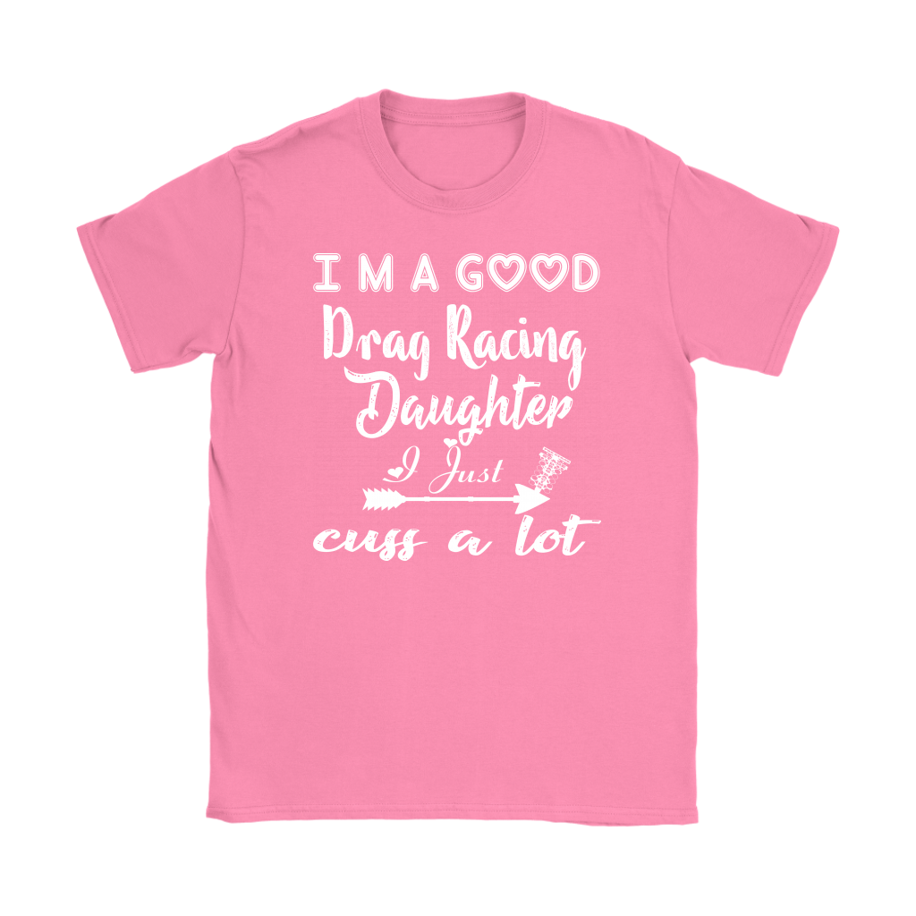 drag racing women's t-shirts