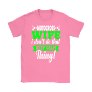 motocross wife t-shirts