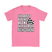 racing grandma t-shirts