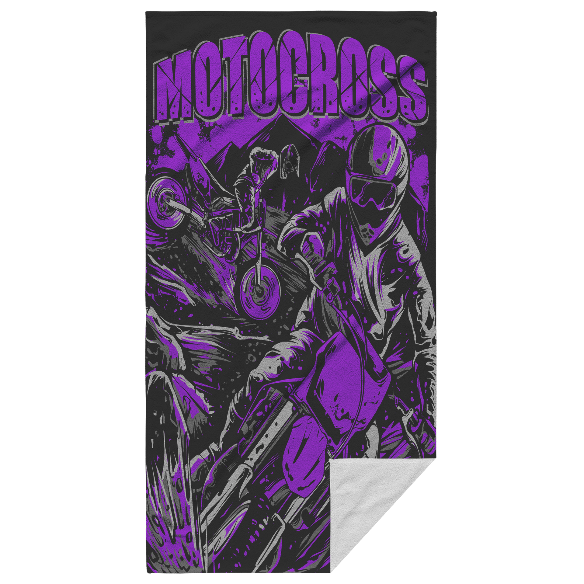Motocross Beach Towel