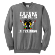 Future Drag Racer In Training Kids Tees