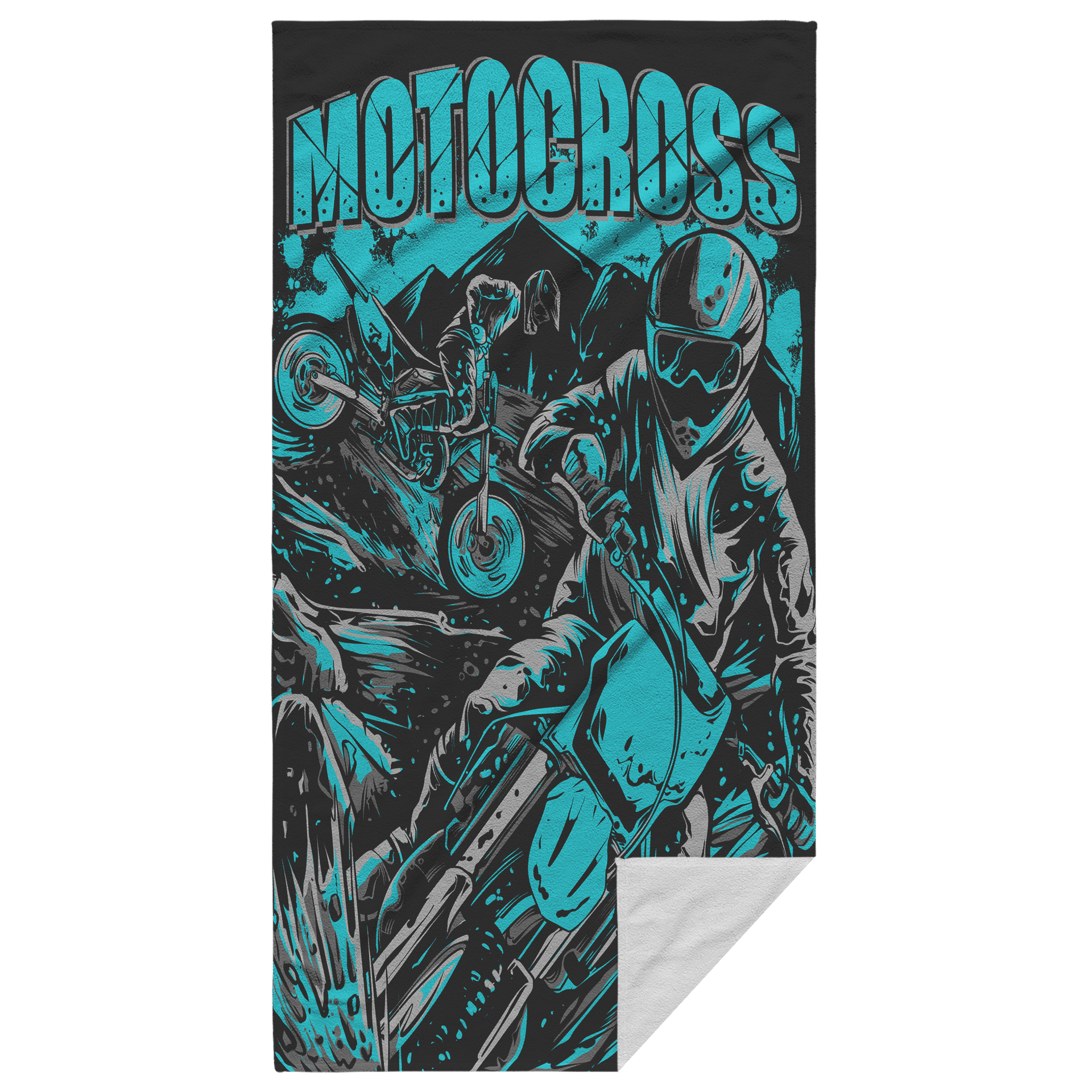 Motocross Beach Towel
