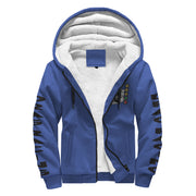Drag Racing Sherpa Jacket Blue