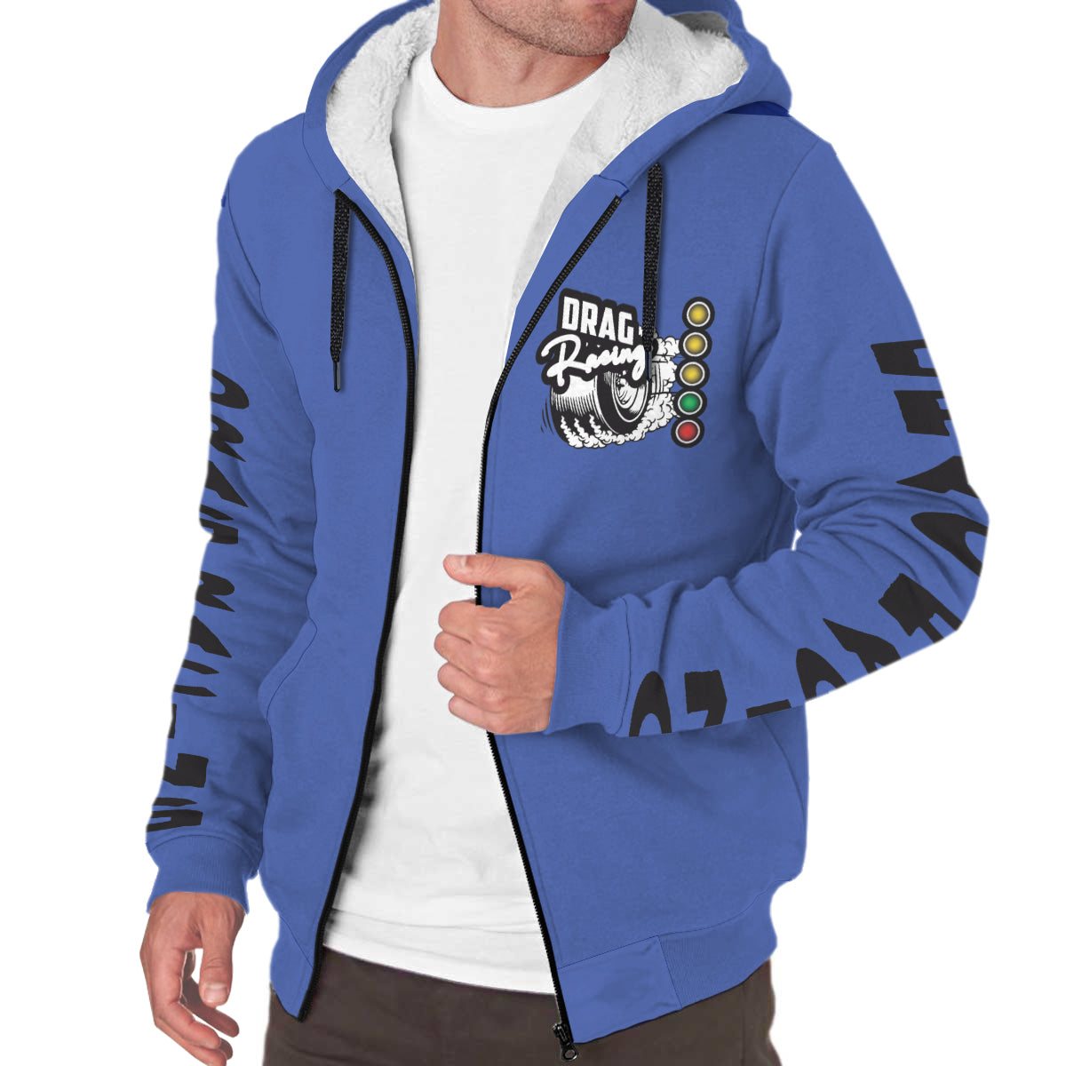 Drag Racing AOP Sherpa Jacket