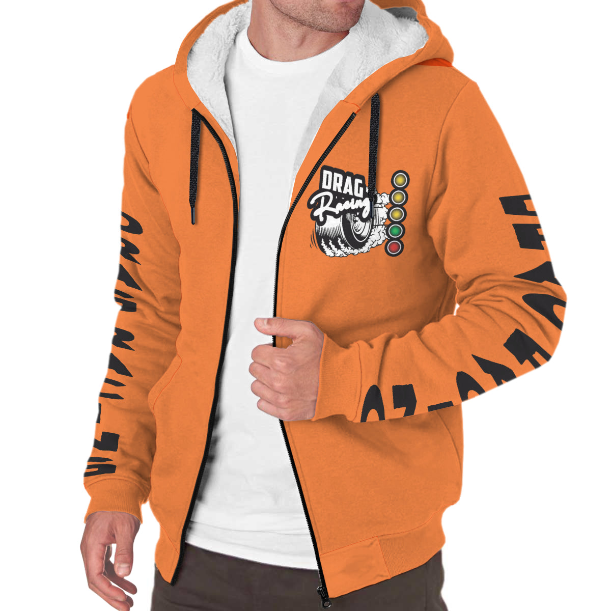Drag Racing AOP Sherpa Jacket