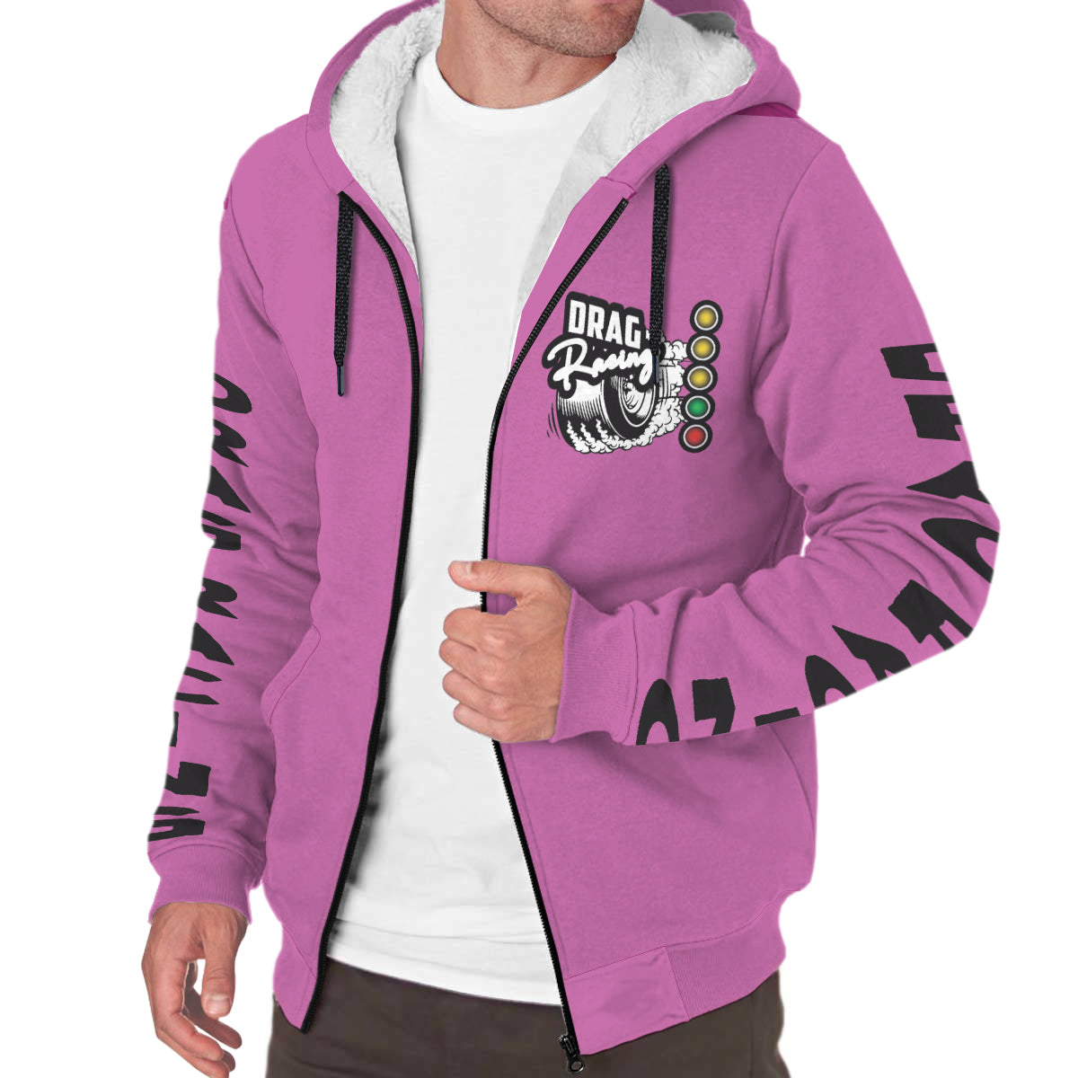 Drag Racing AOP Sherpa Jacket