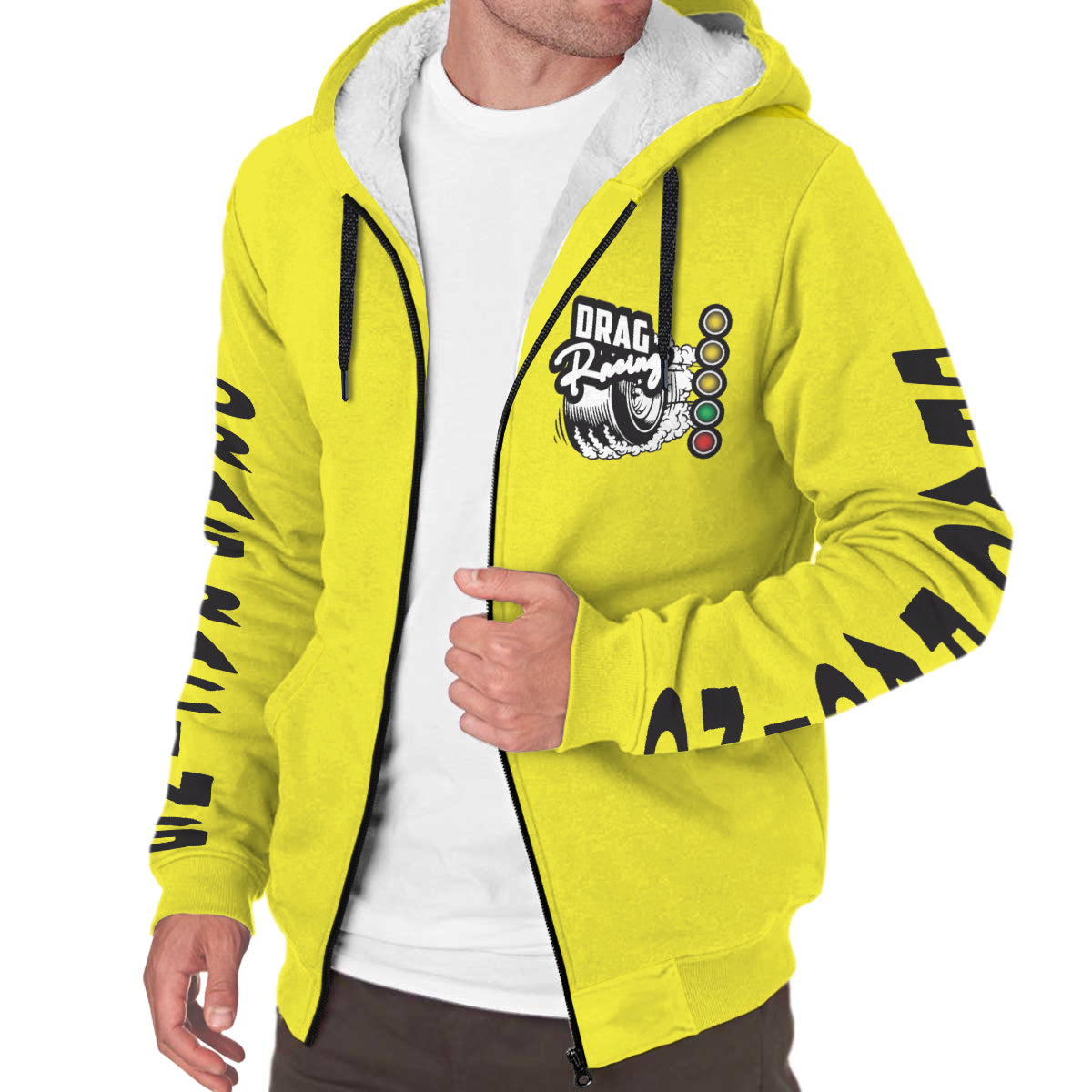 Drag Racing AOP Sherpa Jacket