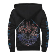 Drag Racing AOP Sherpa Hoodie