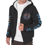 Drag Racing AOP Sherpa Hoodie