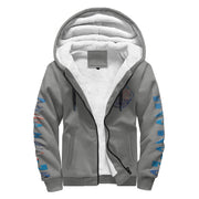 Drag Racing Forever Sherpa Jacket Grey